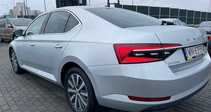 Skoda Superb cena 84900 przebieg: 145000, rok produkcji 2021 z Zator małe 352